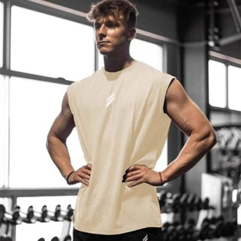 Men’s Sleeveless Gym T-Shirt – Quick-Dry, Lightweight - Yoga Essentials Here