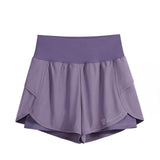 Women’s 2-in-1 Yoga Shorts – High Waist with Pockets - Yoga Essentials Here