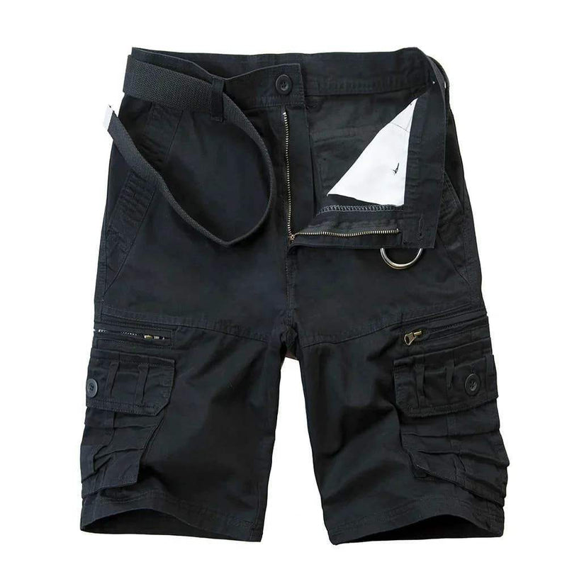 Men’s Cotton Cargo Shorts for Hiking, Travel & Summer - Yoga Essentials Here