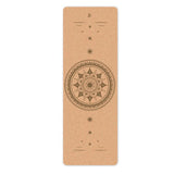 cork yoga mat, non-slip, double-sided and highly elastic