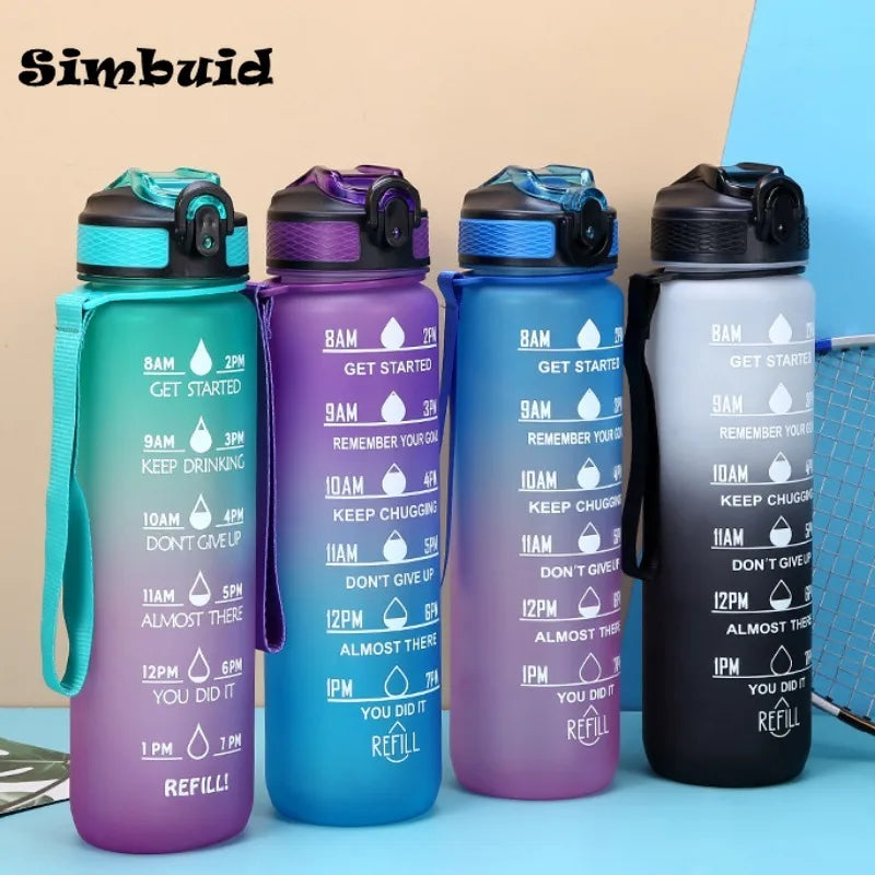 Water bottle, motivational, for gym, running, yoga