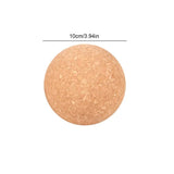 Cork massage ball for back, feet, yoga, therapy