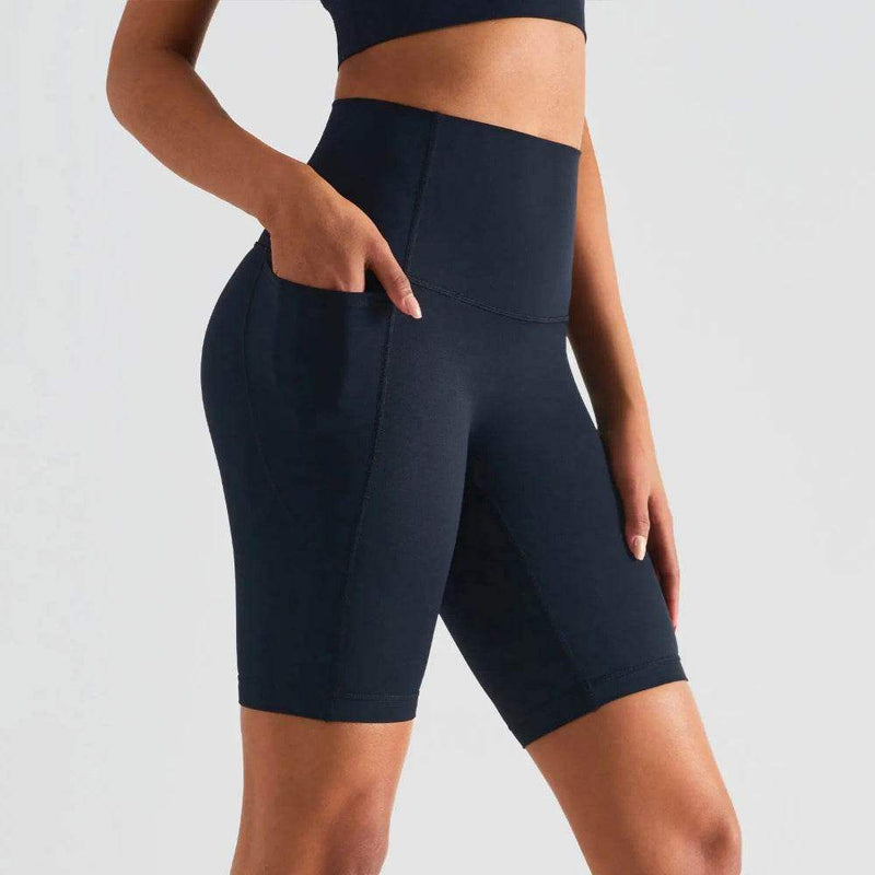 Women’s High-Waist Yoga Shorts – Breathable Workout Fit - Yoga Essentials Here