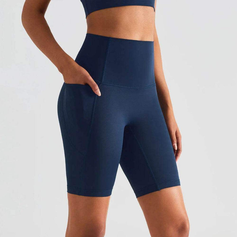 Women’s High-Waist Yoga Shorts – Breathable Workout Fit - Yoga Essentials Here