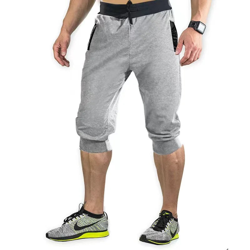 men's sports 3/4 running pants