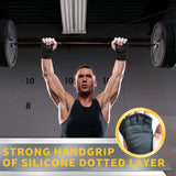 Heavy Duty Crossfit and Gym Gloves with Integrated Wristbands