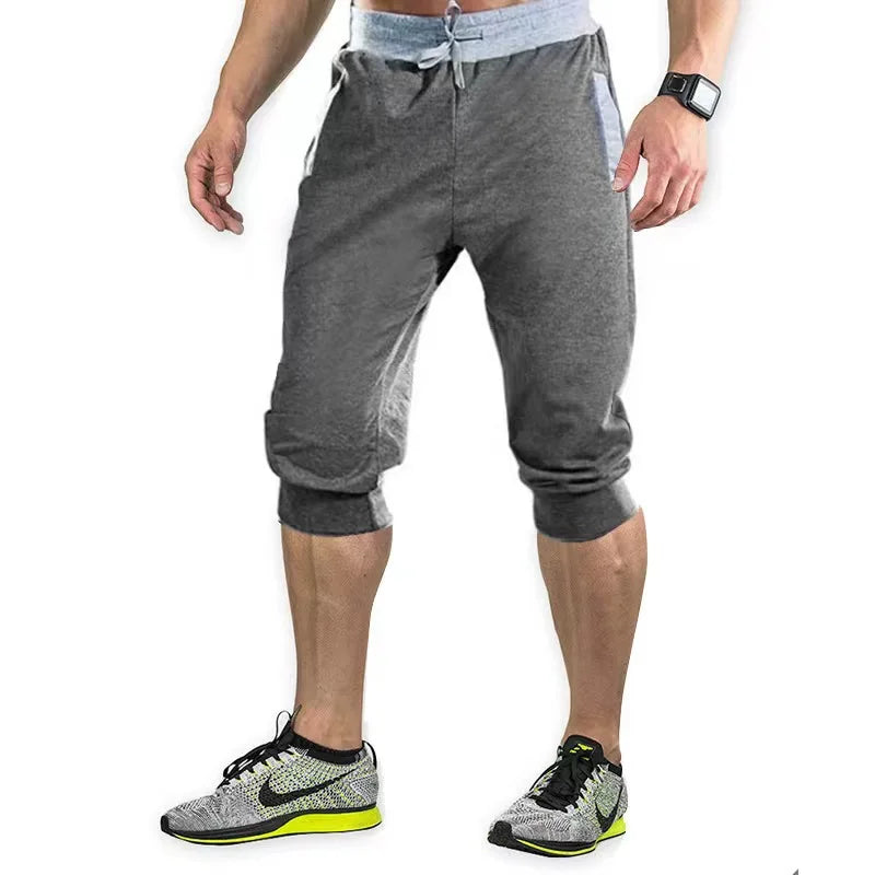 men's sports 3/4 running pants