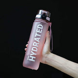 Motivational Sports Water Bottle – Gym, Fitness, Running - Yoga Essentials Here