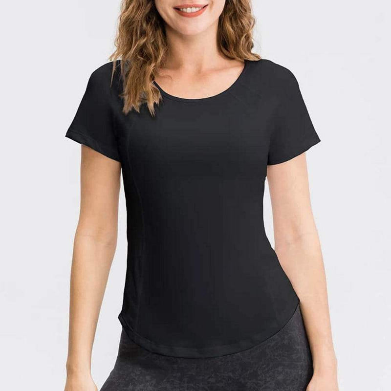 Women's yoga top, sports top, running top - breathable - Yoga Essentials Here