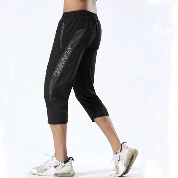 Men's 3/4 Length Capri Pants for Gym, Workout, Hiking