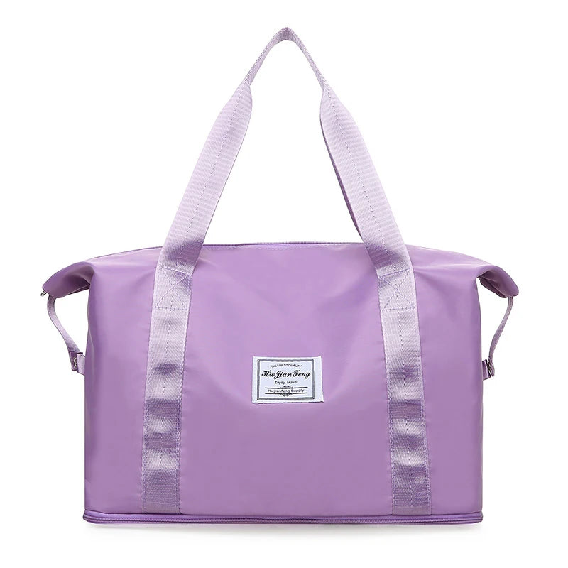 Women's expandable, waterproof yoga and pilates bag