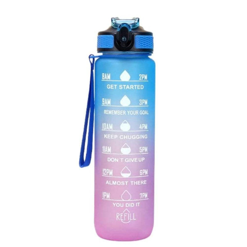 Water bottle, motivational, gym, yoga, running, sports - Yoga Essentials Here