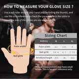 Heavy Duty Crossfit and Gym Gloves with Integrated Wristbands