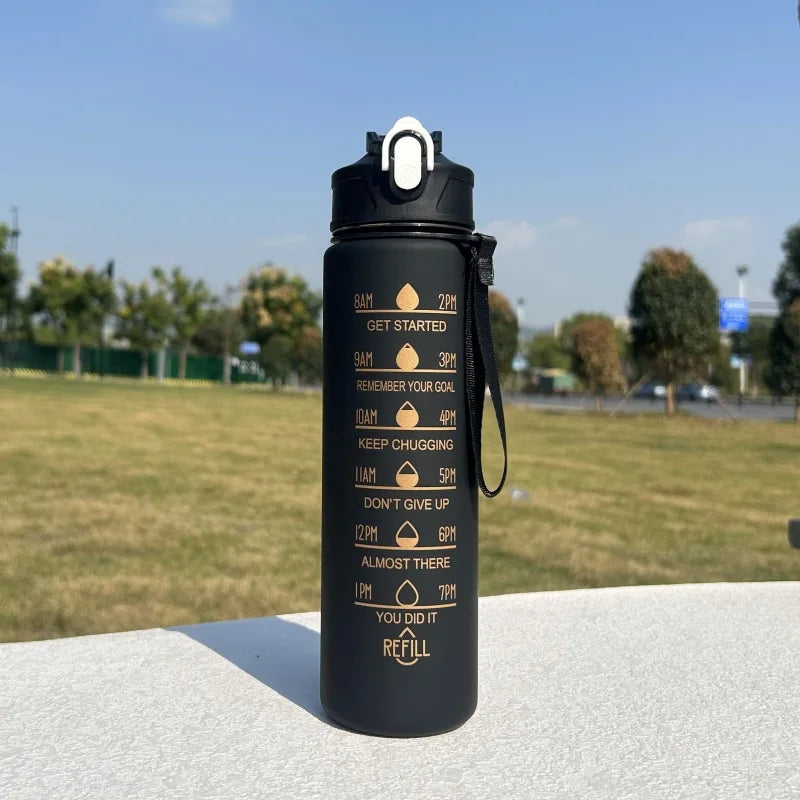 Water bottle, motivational, for gym, running, yoga