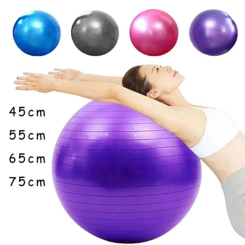 Yoga ball for Pilates, fitness, balance & pregnancy - Yoga Essentials Here