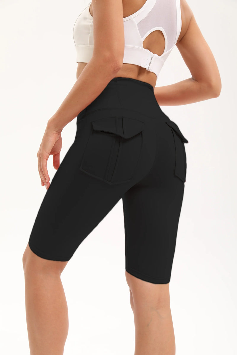 Women's high-waisted fitness short leggings