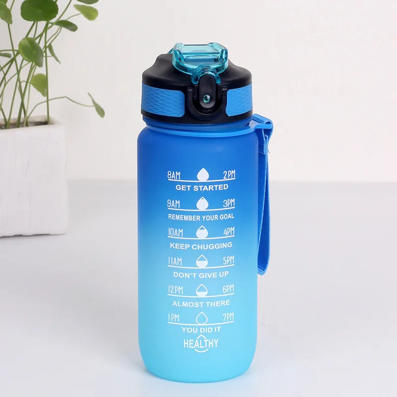 Water bottle, motivational, for gym, running, yoga