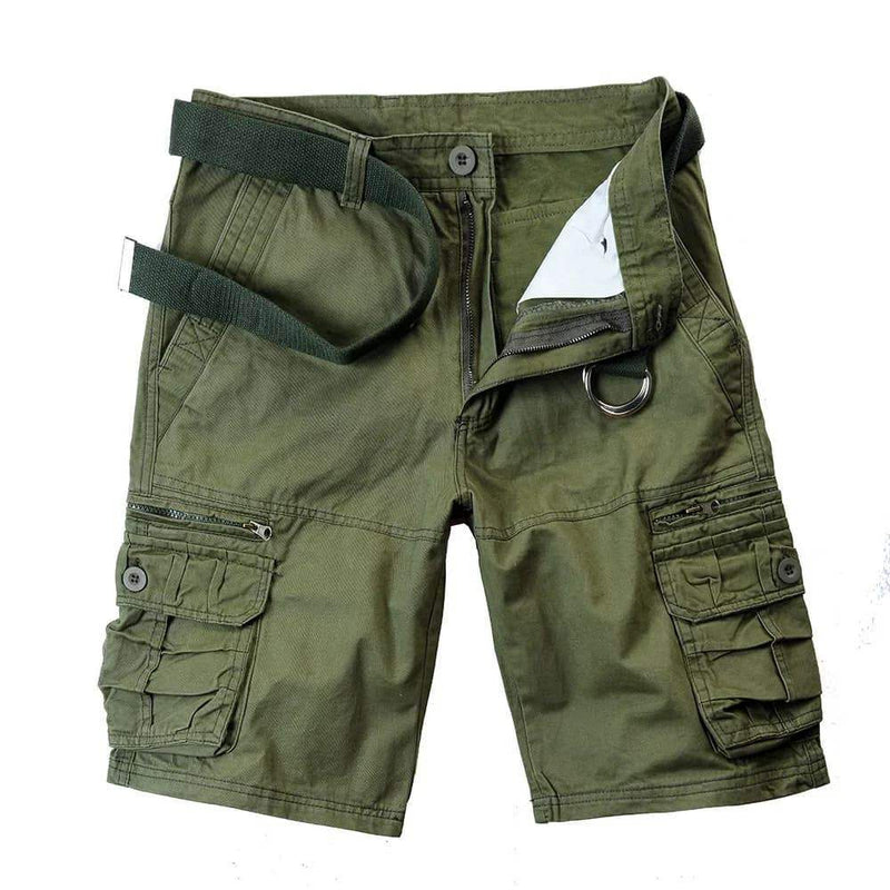 Men’s Cotton Cargo Shorts for Hiking, Travel & Summer - Yoga Essentials Here