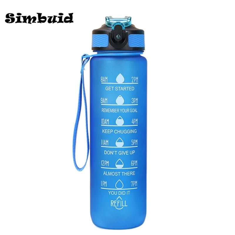 Water bottle, motivational, for gym, running, yoga