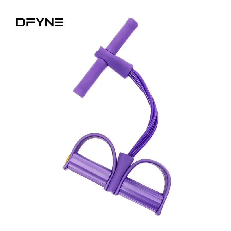 Abdominal training for yoga, with pedals, tension rope