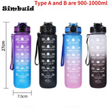 Water bottle, motivational, for gym, running, yoga