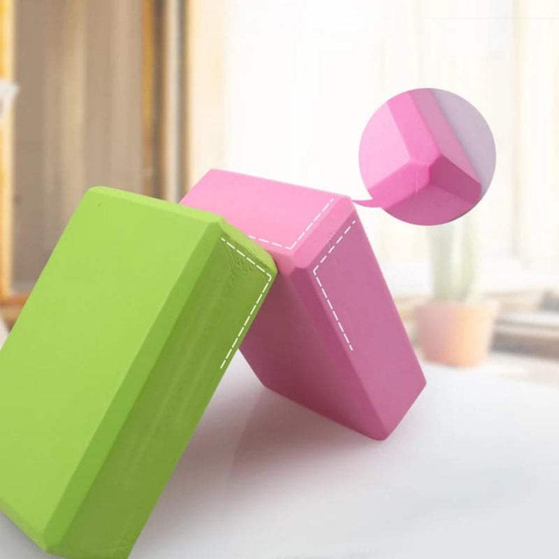 High-density EVA foam yoga blocks for gym & pilates workouts - Yoga Essentials Here