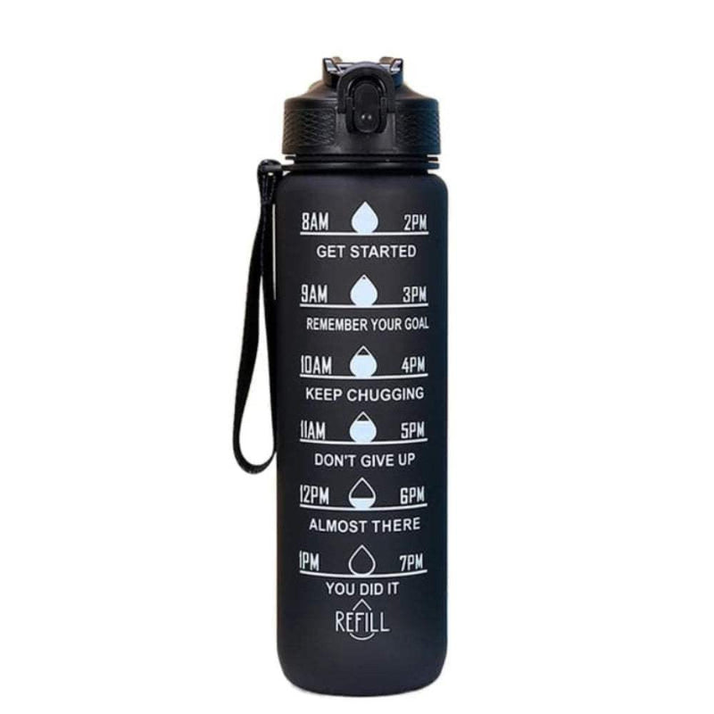 Water bottle, motivational, gym, yoga, running, sports - Yoga Essentials Here