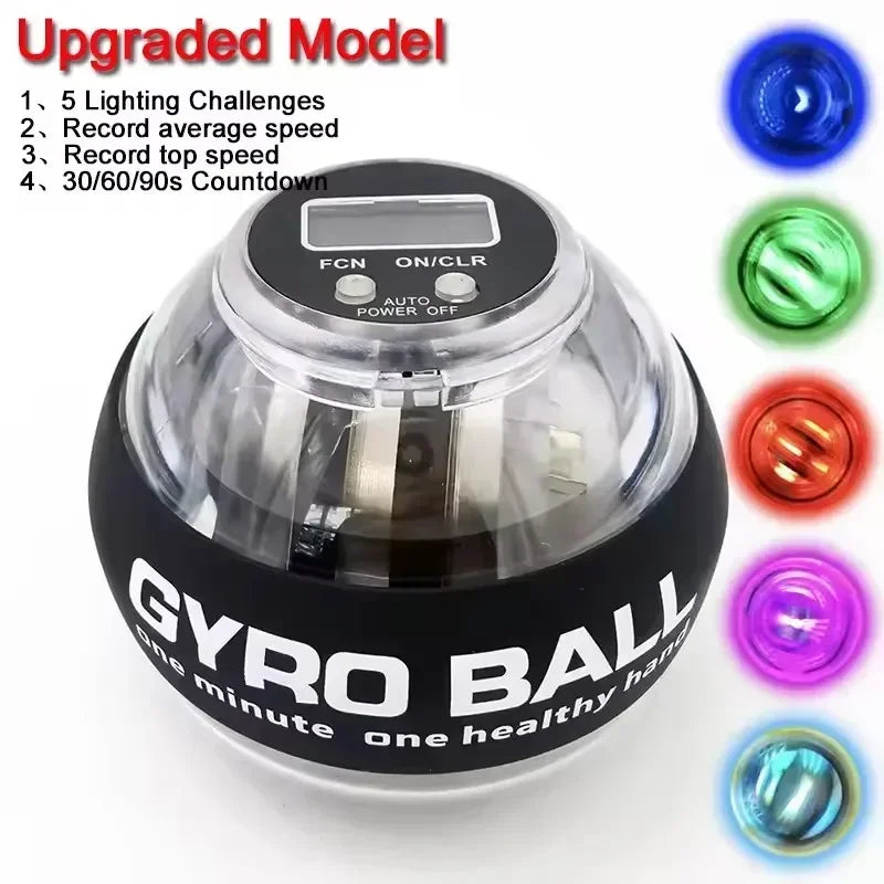 Hand gyro, wrist training ball, forearm exerciser