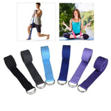 Durable Cotton Yoga Strap with D-Ring Buckle for Stretching - Yoga Essentials Here