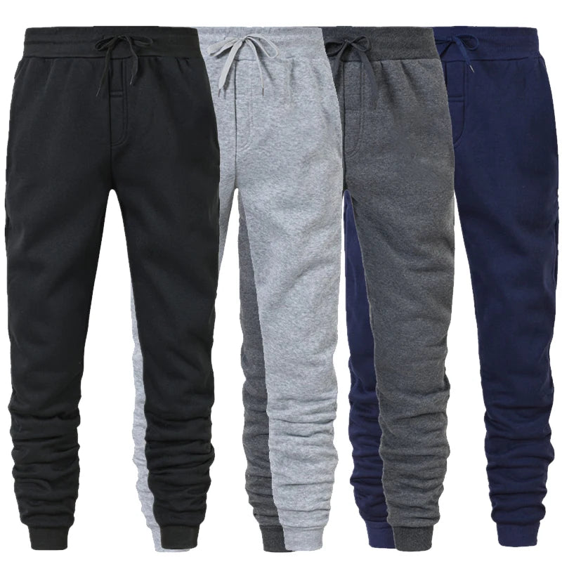 Men's sporty, long tracksuit pants