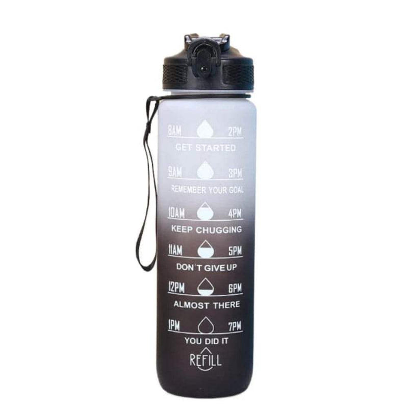 Water bottle, motivational, gym, yoga, running, sports - Yoga Essentials Here