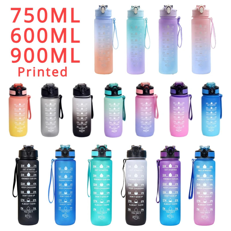 Water bottle, motivational, for gym, running, yoga