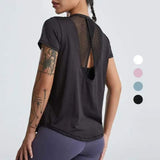 Women's Loose Yoga Tops – Breathable Sports T-Shirts - Yoga Essentials Here