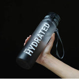 Motivational Sports Water Bottle – Gym, Fitness, Running - Yoga Essentials Here