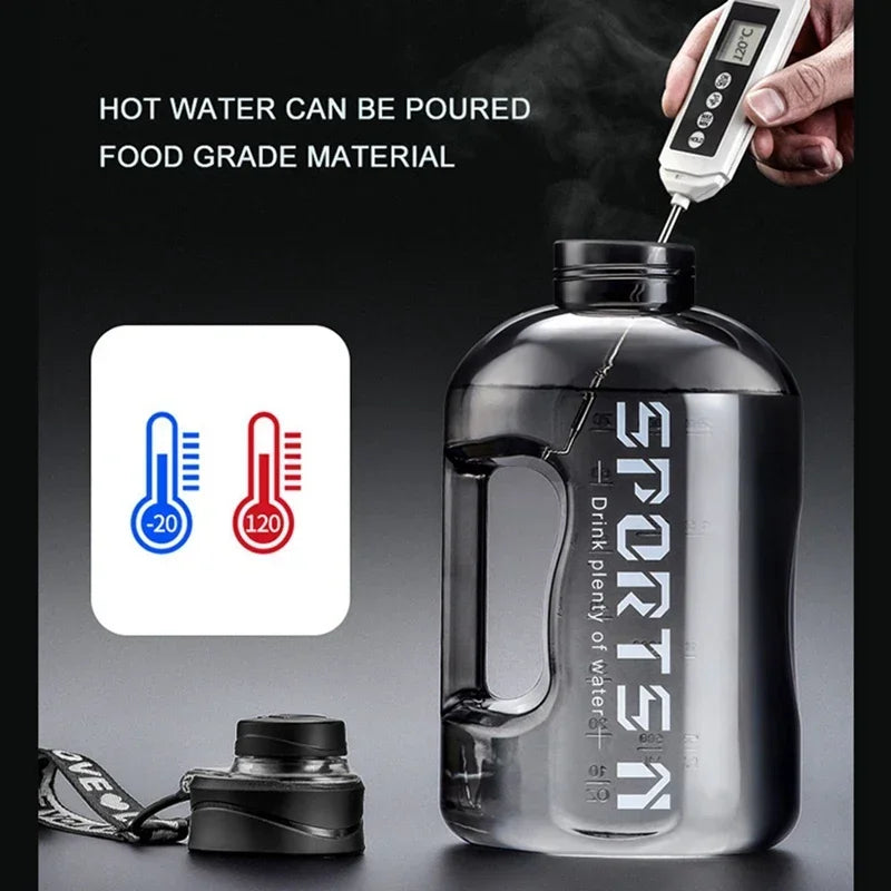Large Capacity Portable Gym Sports Water Bottle