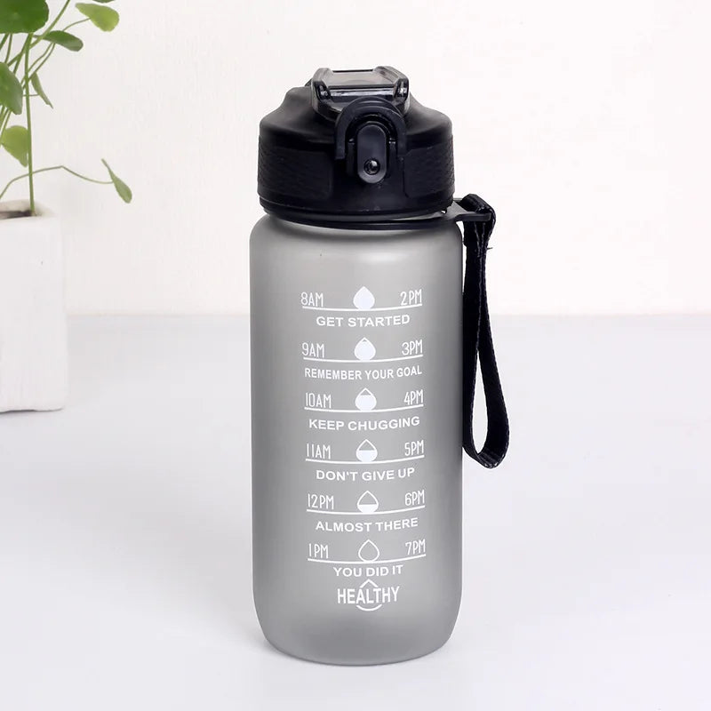 Water bottle, motivational, for gym, running, yoga