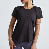 Loose yoga clothes, short-sleeved sports t-shirts