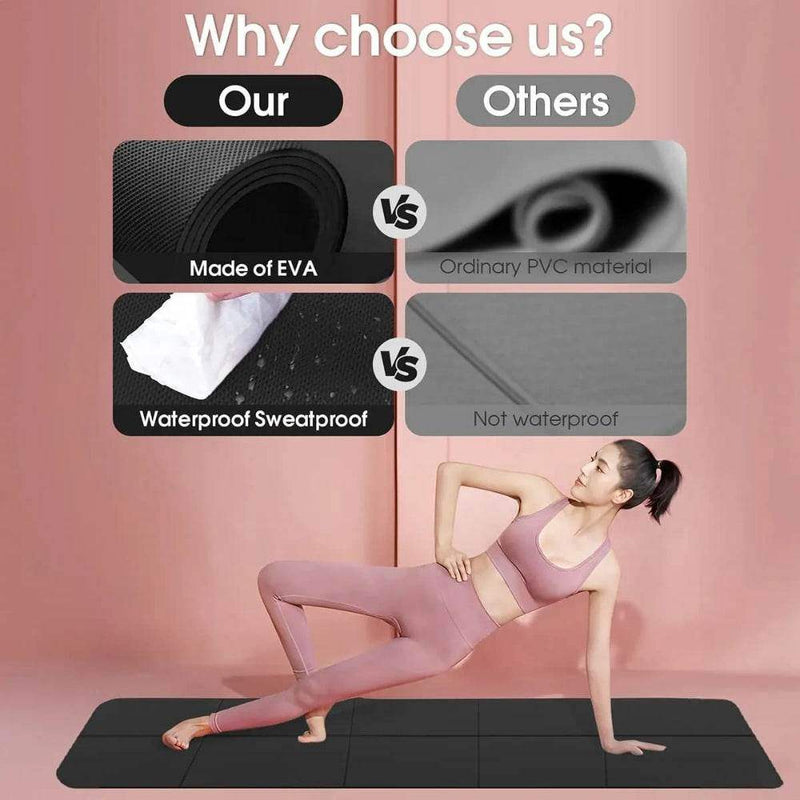 Non-slip Yoga and Pilates Mat – Lightweight & Foldable - Yoga Essentials Here