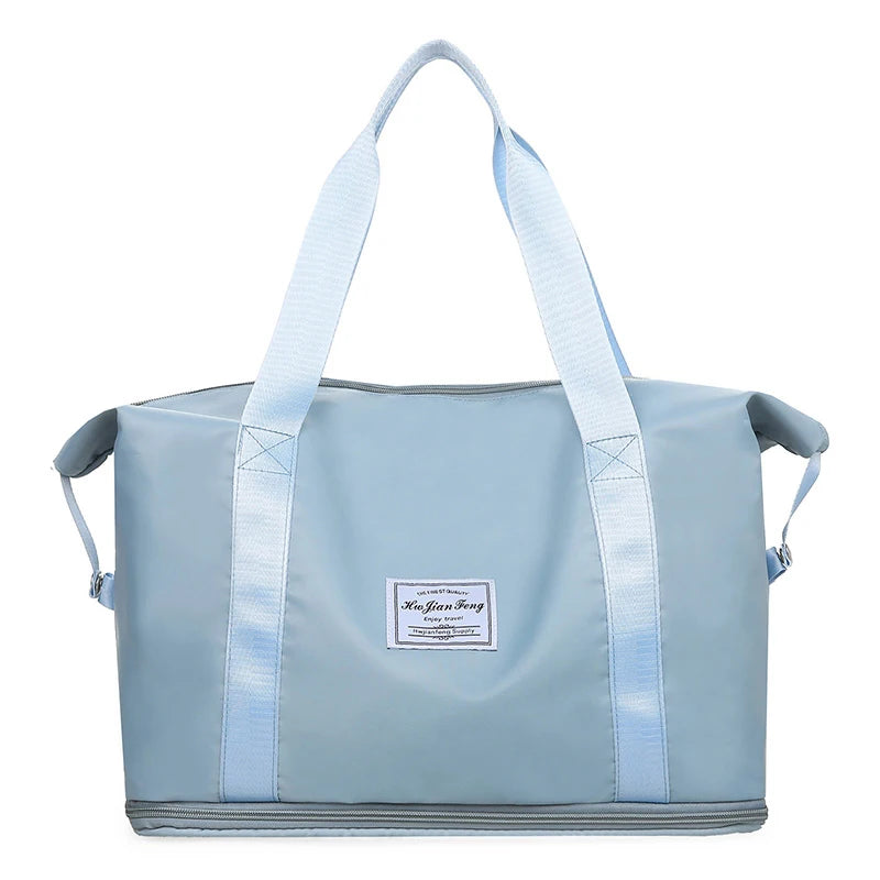 Women's expandable, waterproof yoga and pilates bag