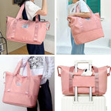 Women's expandable, waterproof yoga and pilates bag