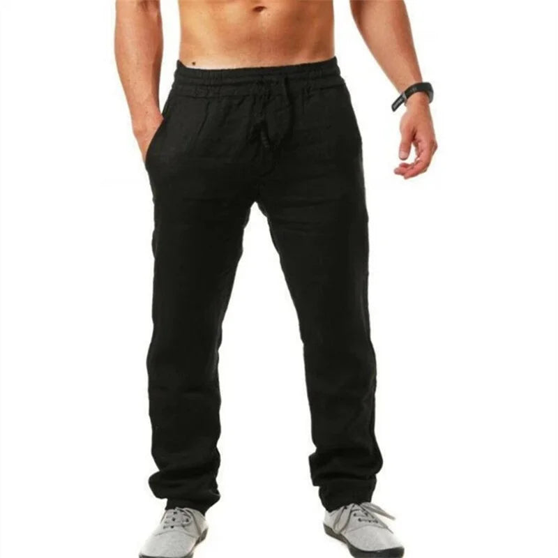 Men's linen pants, casual, summer
