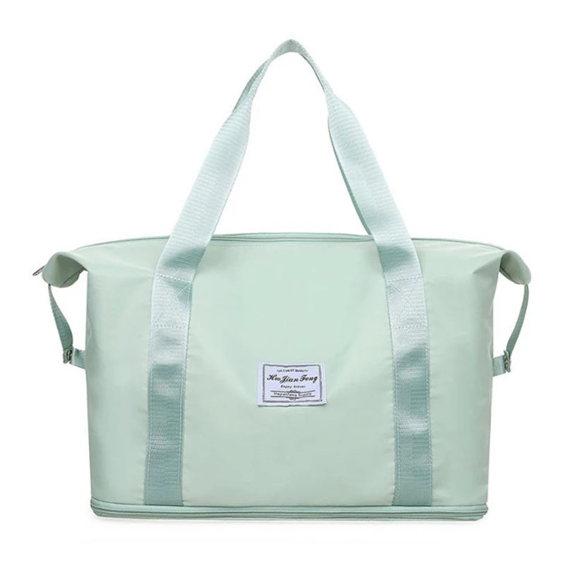 Women's expandable, waterproof yoga and pilates bag