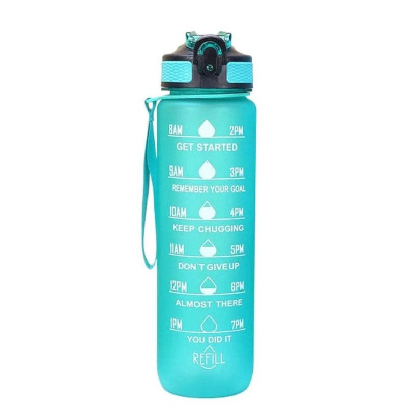 Water bottle, motivational, gym, yoga, running, sports - Yoga Essentials Here