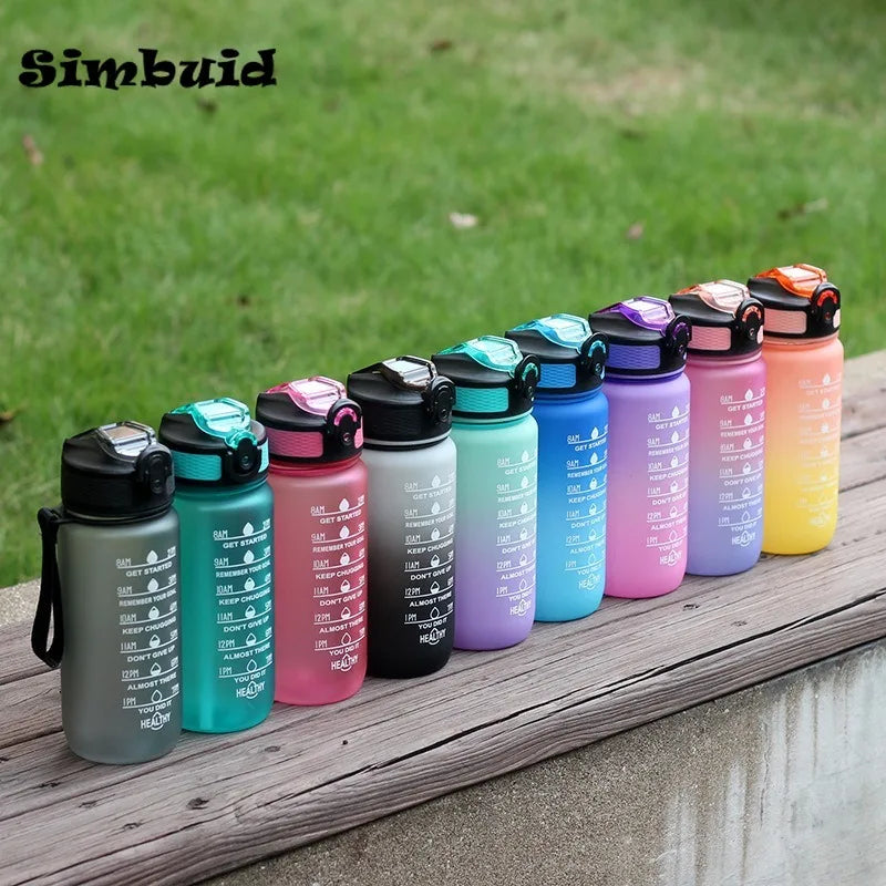 Water bottle, motivational, for gym, running, yoga