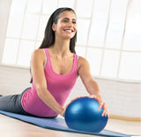 Pilates ball, yoga for balance exercises