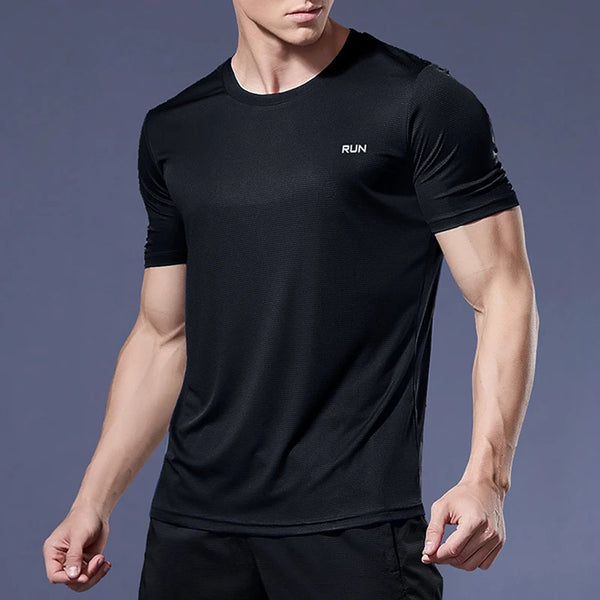 Men's short sleeve sports t-shirt for running