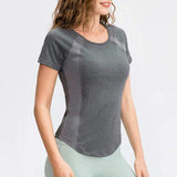 Women's yoga top, sports top, running top - breathable - Yoga Essentials Here