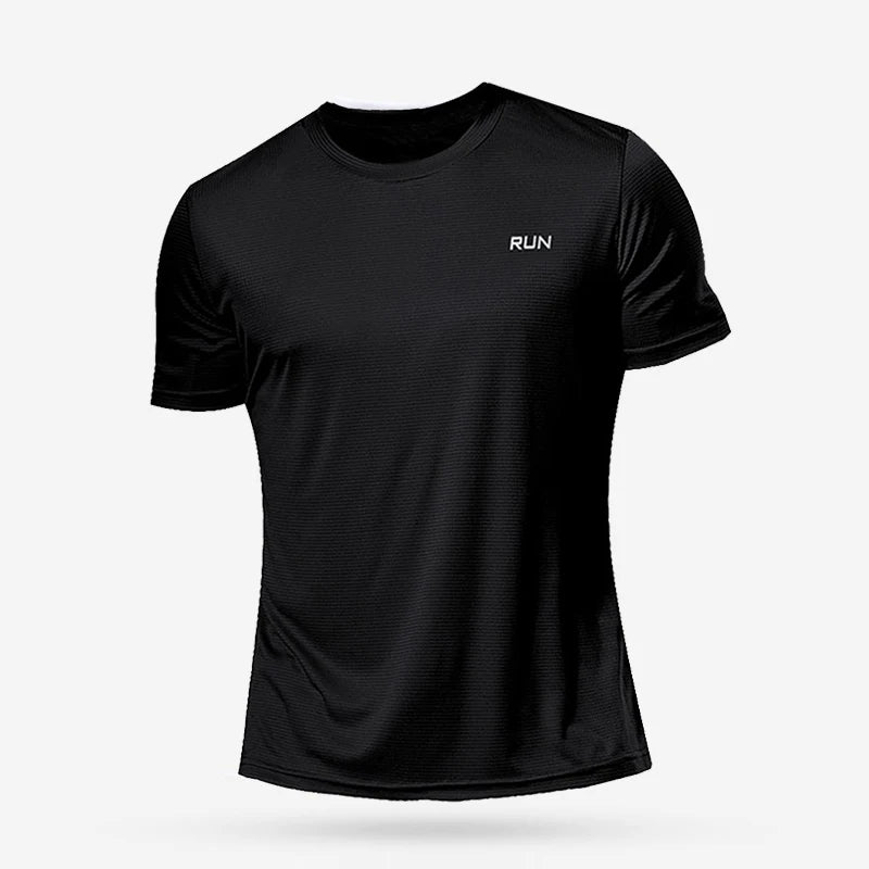 Breathable men’s short sleeve running t-shirt – lightweight sportswear