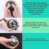 Hand gyro, wrist training ball, forearm exerciser