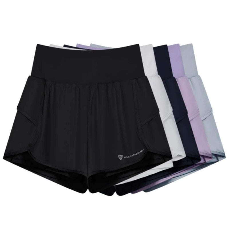 Women’s 2-in-1 Yoga Shorts – High Waist with Pockets - Yoga Essentials Here